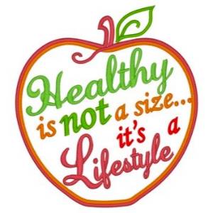 Picture of Healthy Lifestyle Machine Embroidery Design