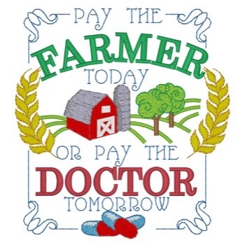 Pay The Farmer Machine Embroidery Design