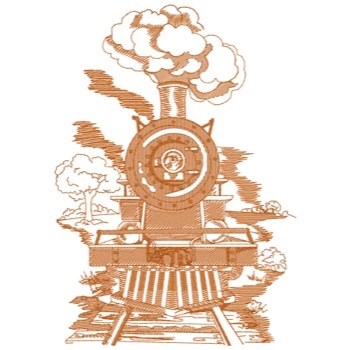 Steam Engine Machine Embroidery Design