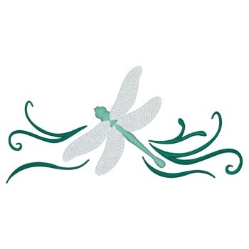 Dragonfly Border Machine Embroidery Design