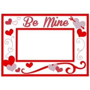 Picture of Valentines Frame Machine Embroidery Design