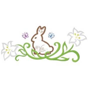 Picture of Easter Border Machine Embroidery Design