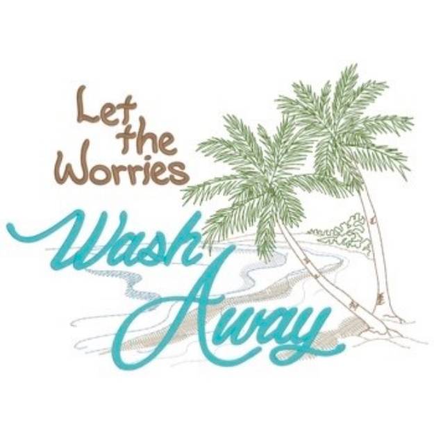 Picture of Wash Away Worries Machine Embroidery Design