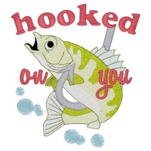 Picture of Hooked On You Machine Embroidery Design