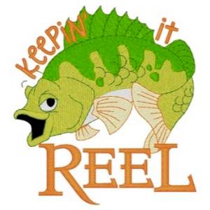 Picture of Keepin It Reel Machine Embroidery Design
