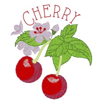 Cherry Machine Embroidery Design