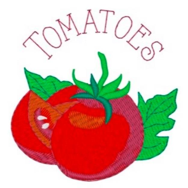 Picture of Tomatoes Machine Embroidery Design