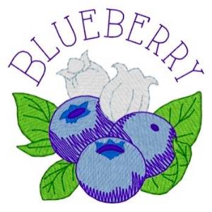 Picture of Blueberry Machine Embroidery Design