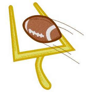 Picture of Field Goal Machine Embroidery Design