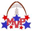 Picture of Football MVP Machine Embroidery Design