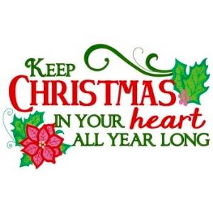 Picture of Christmas In Heart Machine Embroidery Design