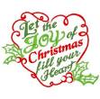 Picture of Joy Of Christmas Machine Embroidery Design