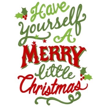 A Merry Christmas Machine Embroidery Design