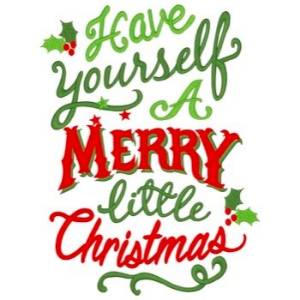 Picture of A Merry Christmas Machine Embroidery Design