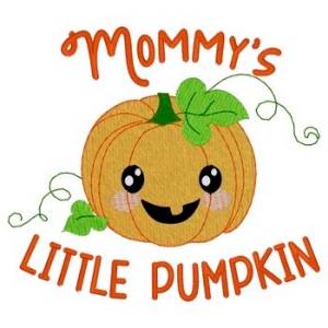 Picture of Mommys Little Pumpkin Machine Embroidery Design