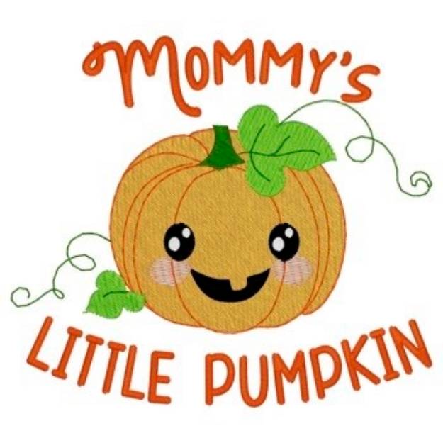 Picture of Mommys Little Pumpkin Machine Embroidery Design