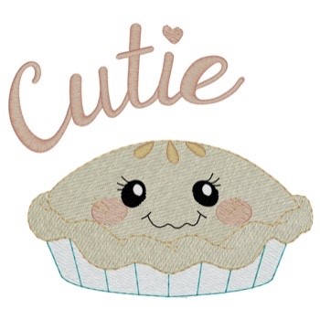 Cutie Pie Machine Embroidery Design