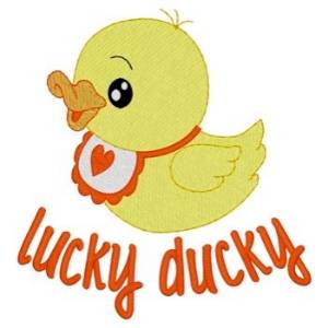 Picture of Lucky Ducky Machine Embroidery Design
