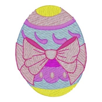 Decorated Easter Egg Machine Embroidery Design