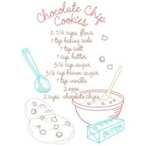 Picture of Chocolate Chip Cookies Machine Embroidery Design