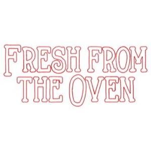 Picture of Fresh From The Oven Machine Embroidery Design