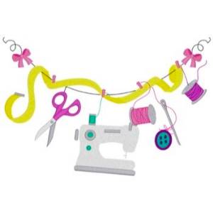 Picture of Sewing Clothesline Machine Embroidery Design