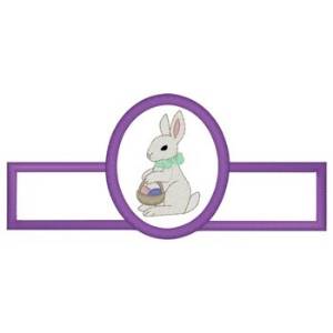 Picture of Easter Bunny Egg Holder Machine Embroidery Design