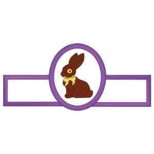 Picture of Chocolate Bunny Egg Holder Machine Embroidery Design