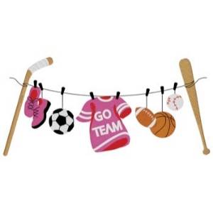 Picture of Sports Clothesline Machine Embroidery Design