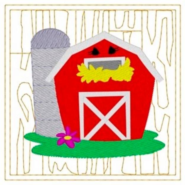 Picture of Barn Quilt Square Machine Embroidery Design