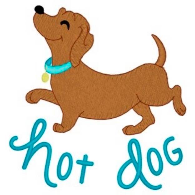 Picture of Hot Dog Machine Embroidery Design