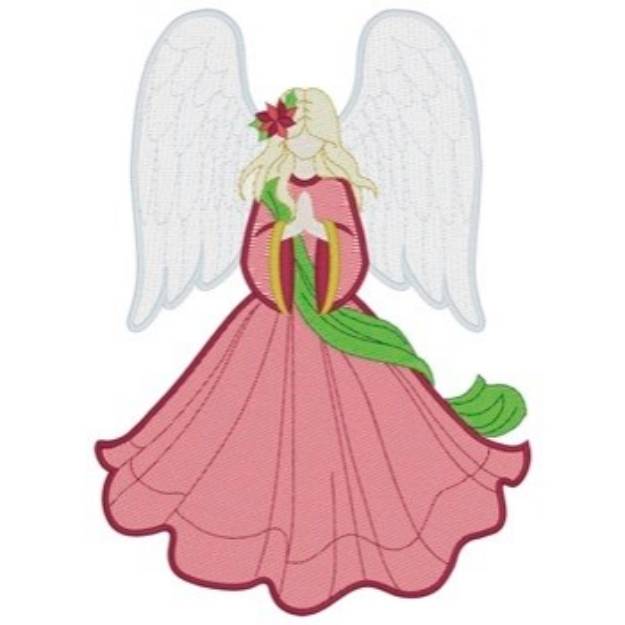 Picture of Mylar Angel Machine Embroidery Design