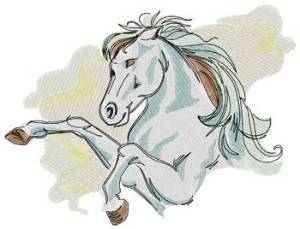 Picture of Rearing Horse Machine Embroidery Design