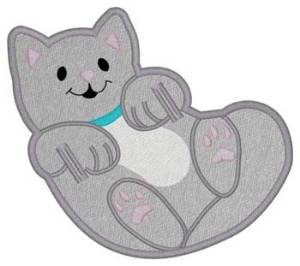 Picture of Kitty Lollipop Holder Machine Embroidery Design