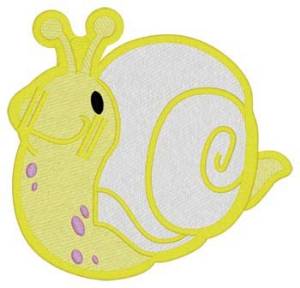 Picture of Snail Lollipop Holder Machine Embroidery Design