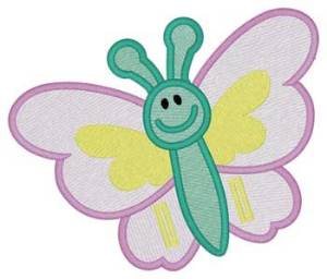 Picture of Butterfly Lollipop Holder Machine Embroidery Design