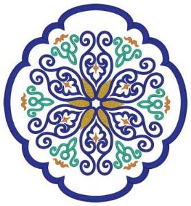 Picture of Moroccan Pattern Applique Machine Embroidery Design