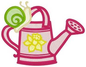 Picture of Watering Can Mylar Machine Embroidery Design