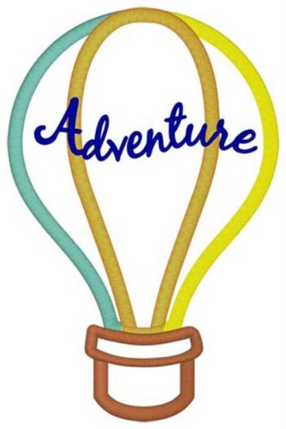 Picture of Adventure Awaits Applique Machine Embroidery Design