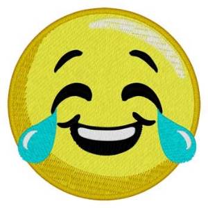 Picture of Crying And Laughing Emoji Machine Embroidery Design