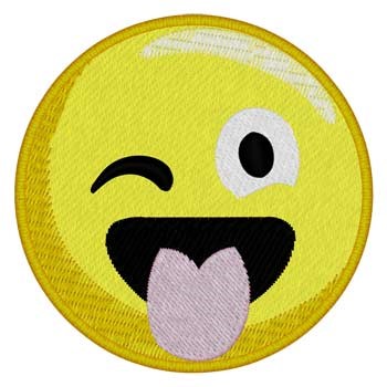 Silly Emoji Machine Embroidery Design