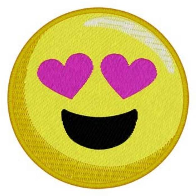 Picture of Love Emoji Machine Embroidery Design