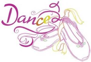 Picture of Dance Shoes Machine Embroidery Design