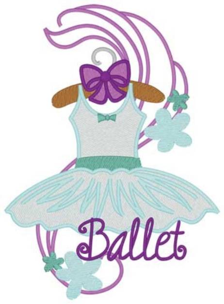 Picture of Ballet Dress Machine Embroidery Design