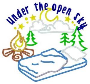 Picture of Under The Open Sky Machine Embroidery Design