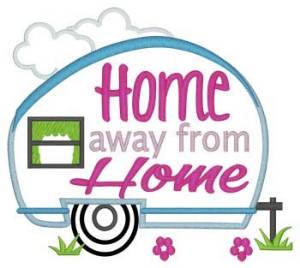 Picture of Home Away Machine Embroidery Design