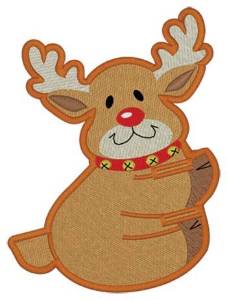 Picture of Reindeer Lollipop Holder Machine Embroidery Design