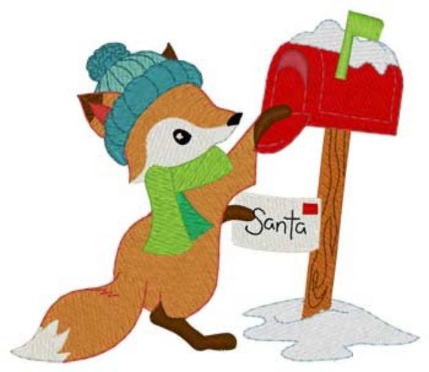 Picture of Letters To Santa Machine Embroidery Design