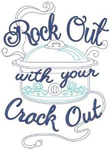 Picture of Crock Out Machine Embroidery Design