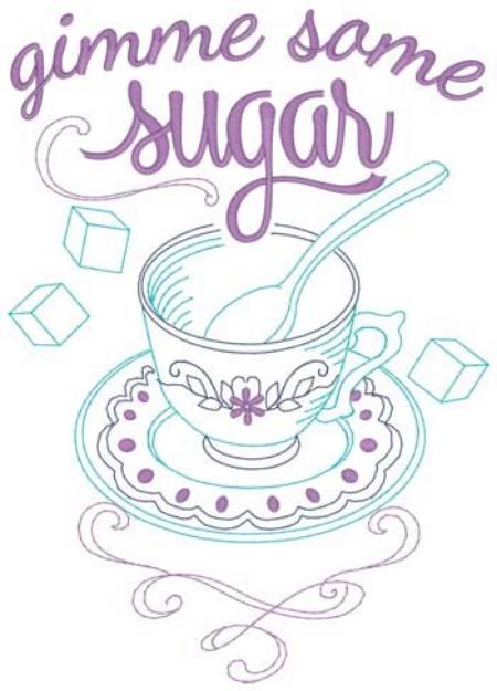Picture of Gimme Some Sugar Machine Embroidery Design